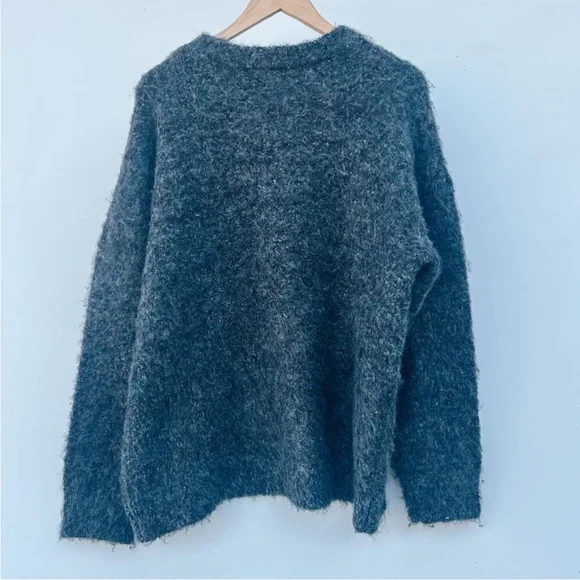 Velvet Jenny Graham Valencia relaxed Pullover Crew Neck Sweater oversized - Picture 3 of 7